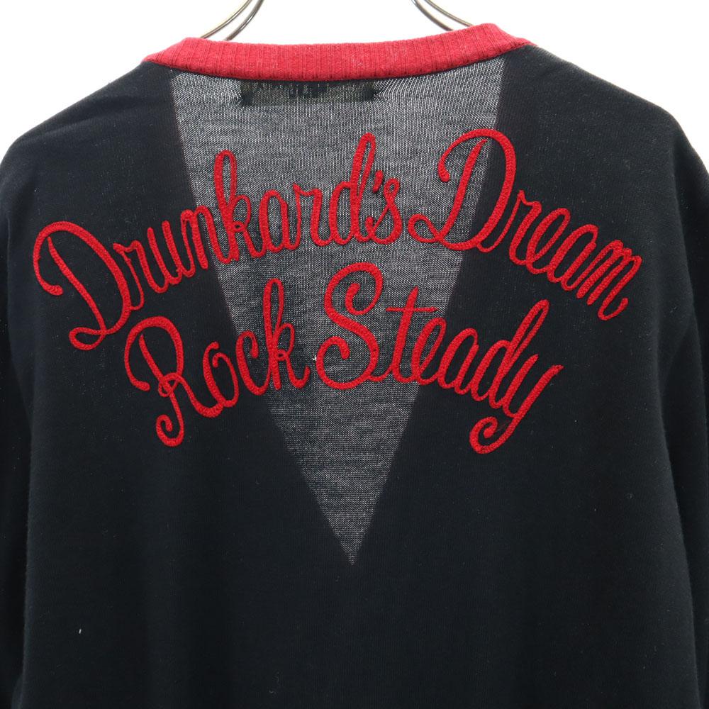 WACKO MARIA made in Japan Long sleeve V neck knit cardigan M black Men's Used