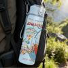 1PC Vintage Dark Fantasy Band Art Collage Print 750ml Portable Sports Water Bottle Leakproof Gym Outdoor Travel Drink Cup