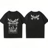 2025 New Mayhem Hem Hem Band Perimeter Short Sleeve T-Shirt 's And 's Loose Norwegian Black Metal Half Sleeve