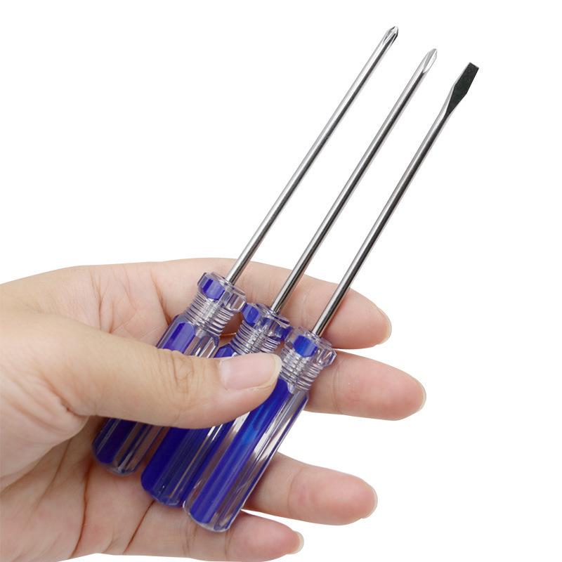Mini Short-Handled Phillips & Flathead Screwdriver for Game Console Repair