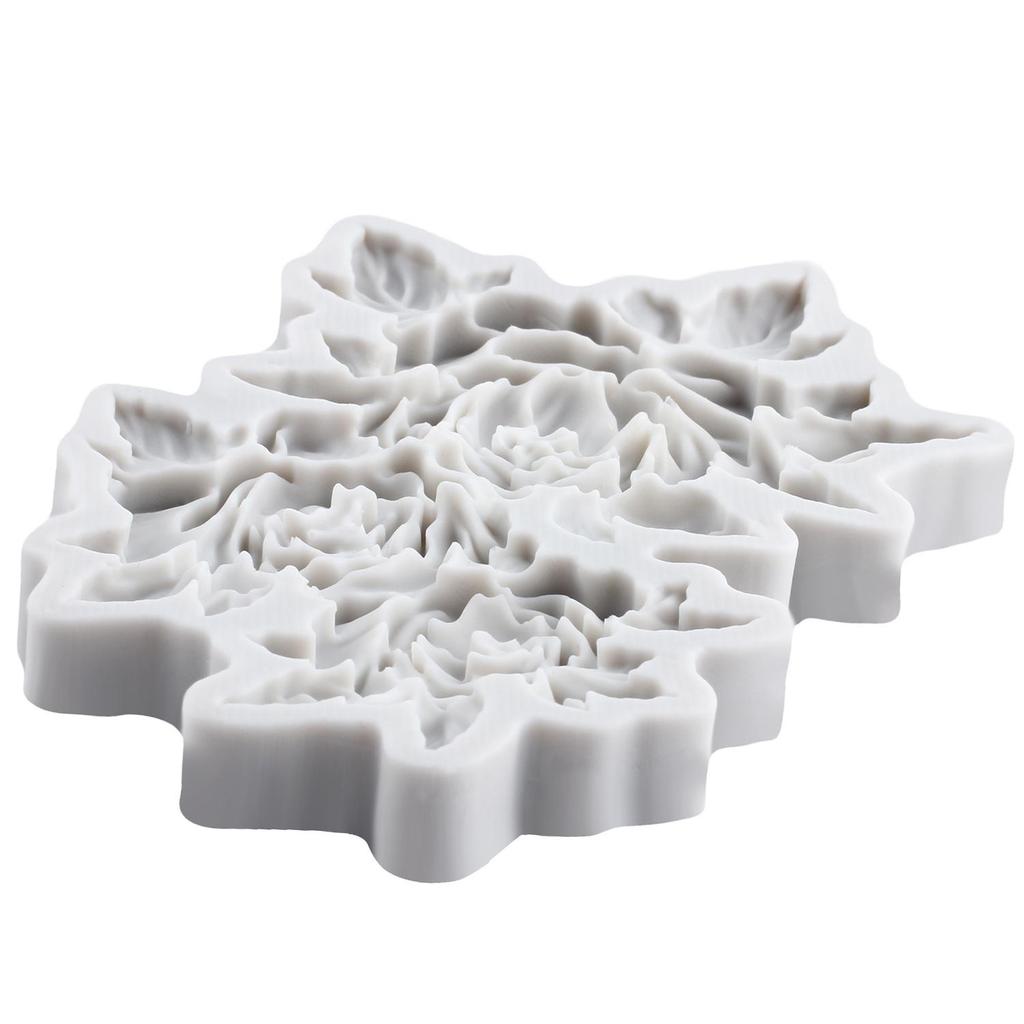 Peony Flower Silicone Mold Flower Fondant Molds Cake Decorating Tools Theme Cake Dessert Decorated Chocolate Candy Mold