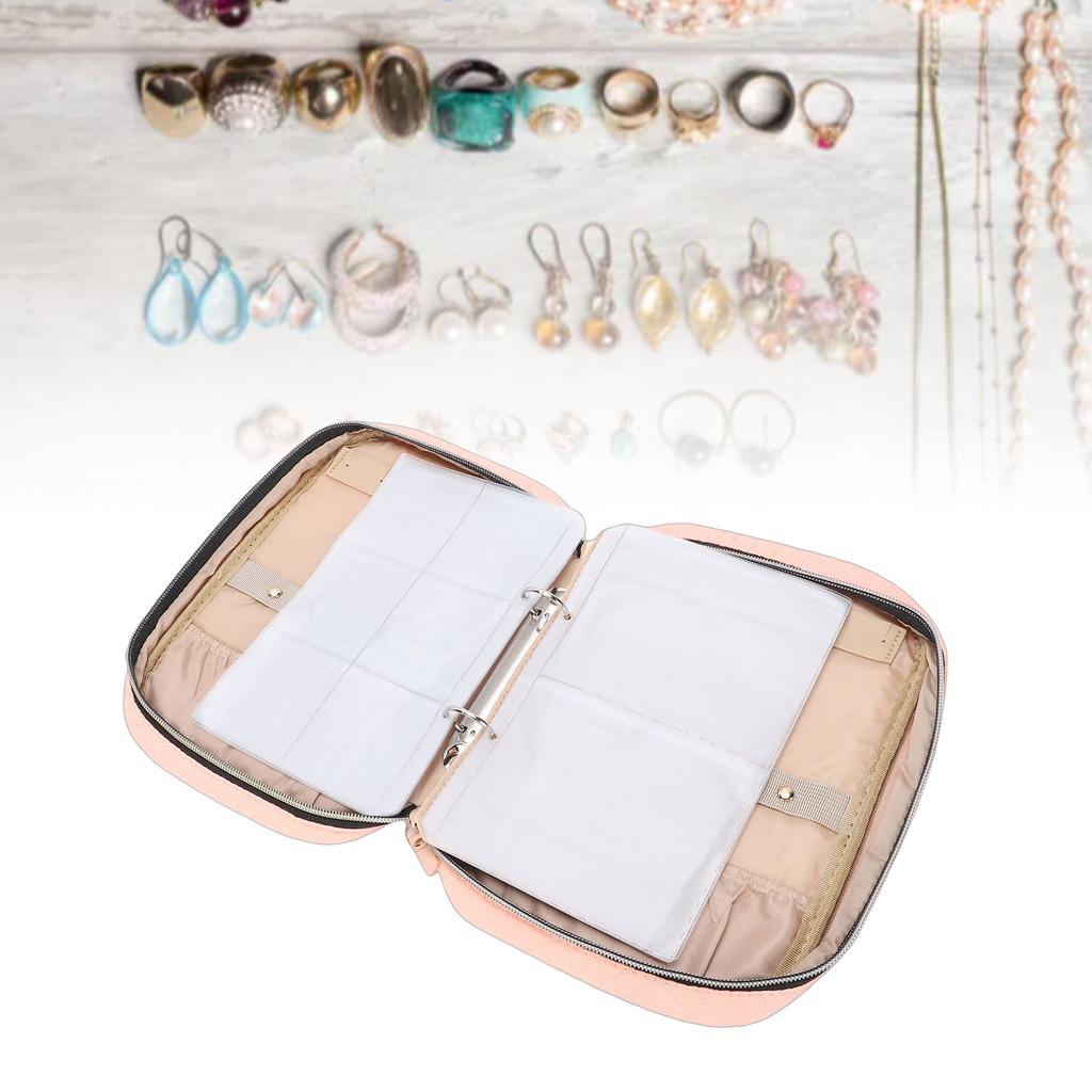 Jewelry Case Water Proof Large Capacity Travel Jewelry Storage Bag for S Ear S Bracelets