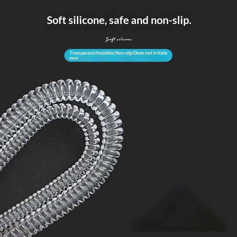 Soft Flexible Anti Slip Glasses Silicone Ear Hooks Non Slip Retainer Grips for Kids Sports School Play Eyeglasses