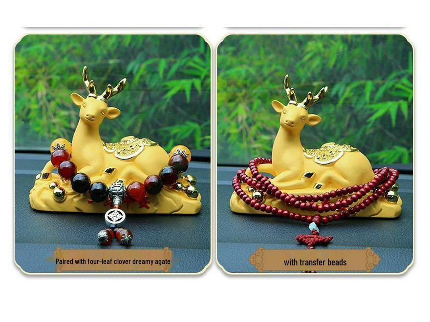 High-End Deer Car Ornament: Unisex Perfume for Center Console Decoration