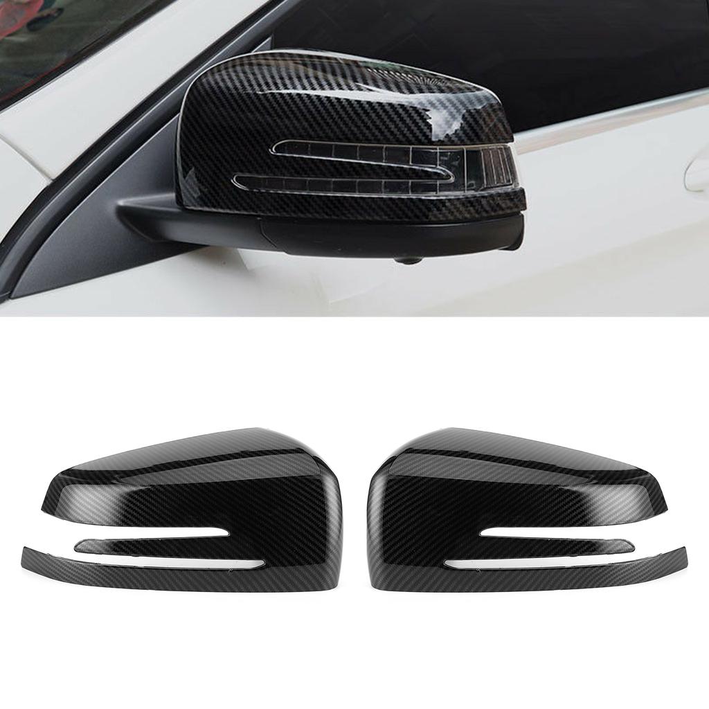2pcs Side Rrview Mirror Cover Decorative Trim   Fit for   A B C E   CLA GLA