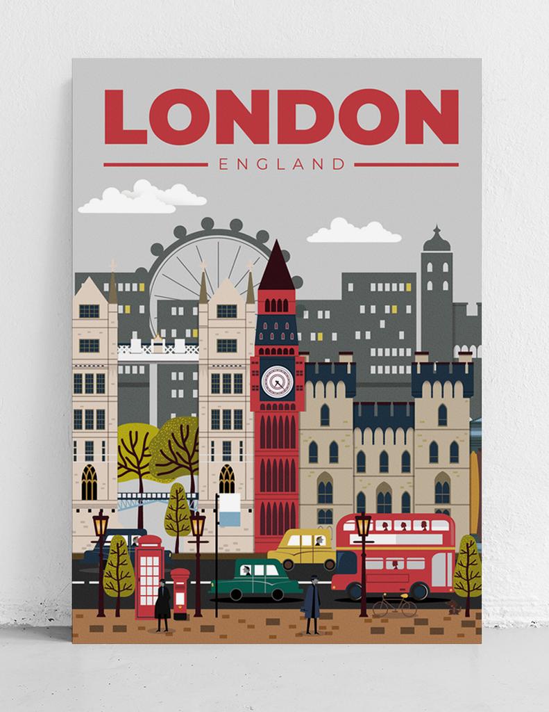 Poster London Illustration