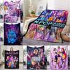 K Pop Demon Hunters Blanket Hot Rumi Mira Zoey Printed Multifunctional Flannel Throw Fan Gifts for Home Leisure Camping Travel
