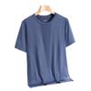 Men’s Trendy Ice Silk Quick-Dry Short-Sleeve T-Shirt - Loose Fit, All-Match, Large Size Casual Wear
