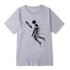 Unisexs TShirt High Quality Cotton Blend Funny Moon Astronaut Print Summer Casual Loose Unisex Tshirt ONeck Male TShirt Tees Tops
