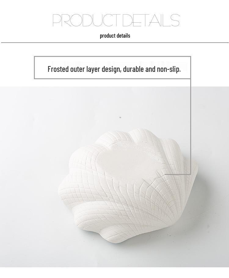 Starfish Seashell Ceramic Jewelry and Storage Tray with Marine Ornament Design
