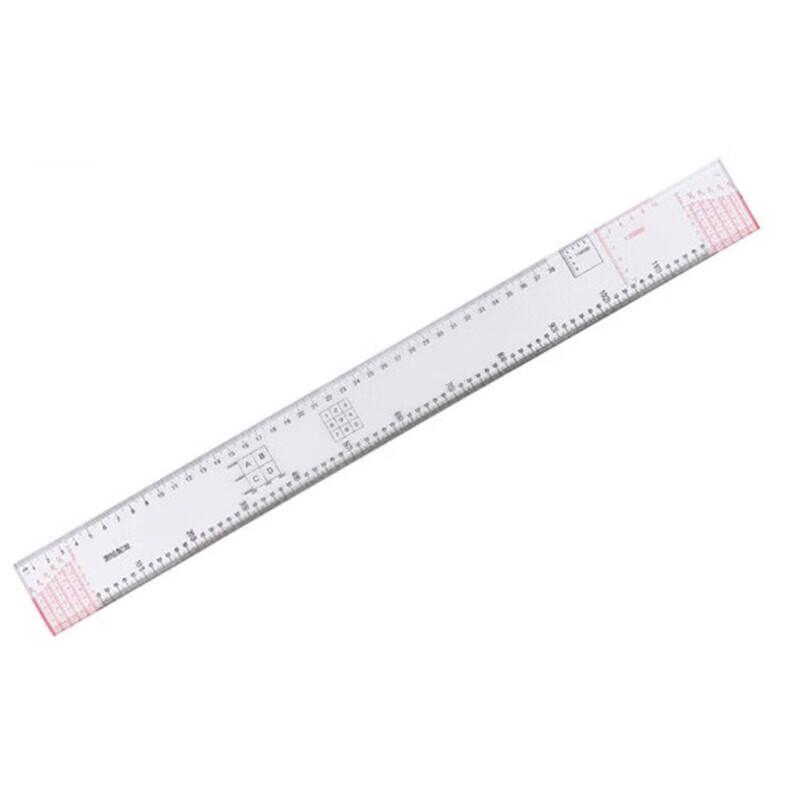 50cm 1:50,000 Geographic Coordinate Ruler