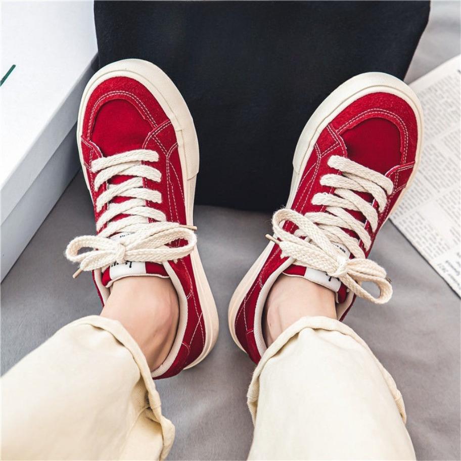 Fashion Sneakers Height Increasing Casual Shoes for Men Green Spring Autumn Korean Style Man Shoe Non-leather Legitimate In Promotion