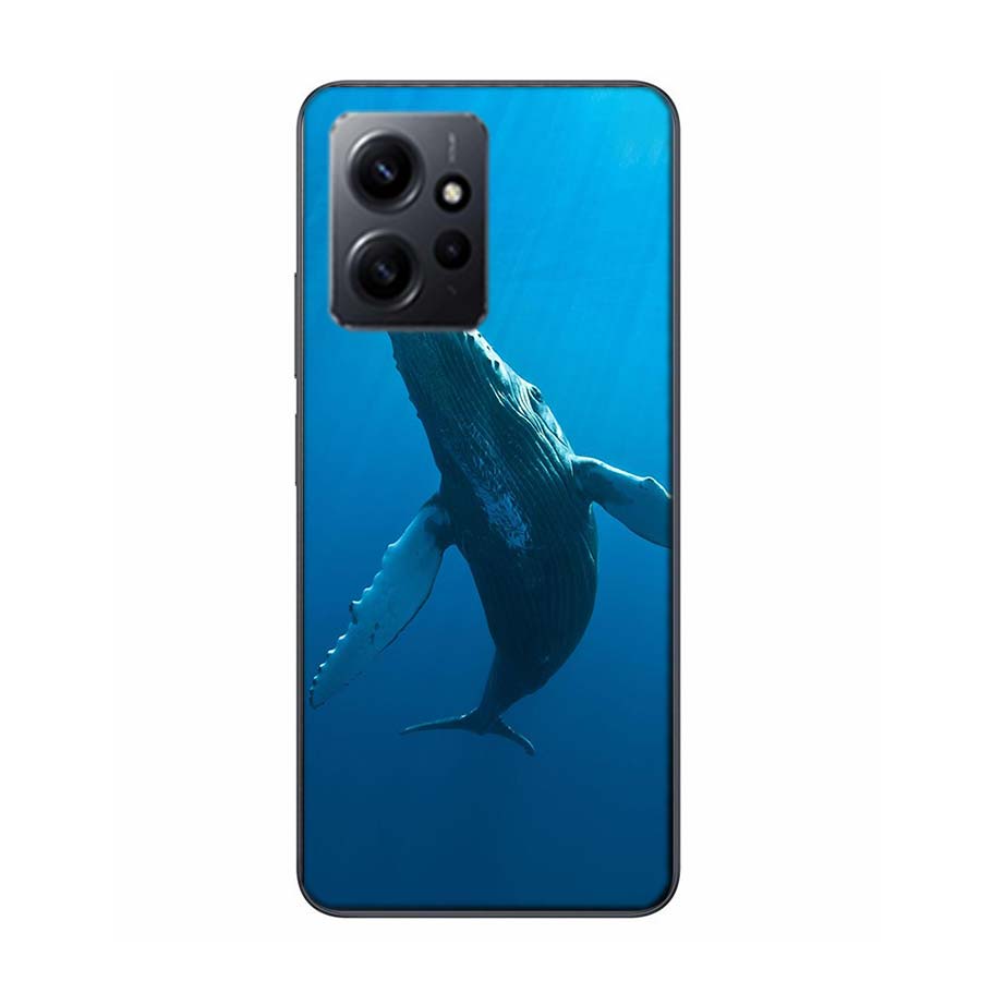 Whale Sea Giant Phone Case For Redmi 12 13C 12C 15C 9 10 10C Note 13 Pro Plus 14 15 Pro 9T 9C 9A TPU Soft Cover Clear Cell Cases
