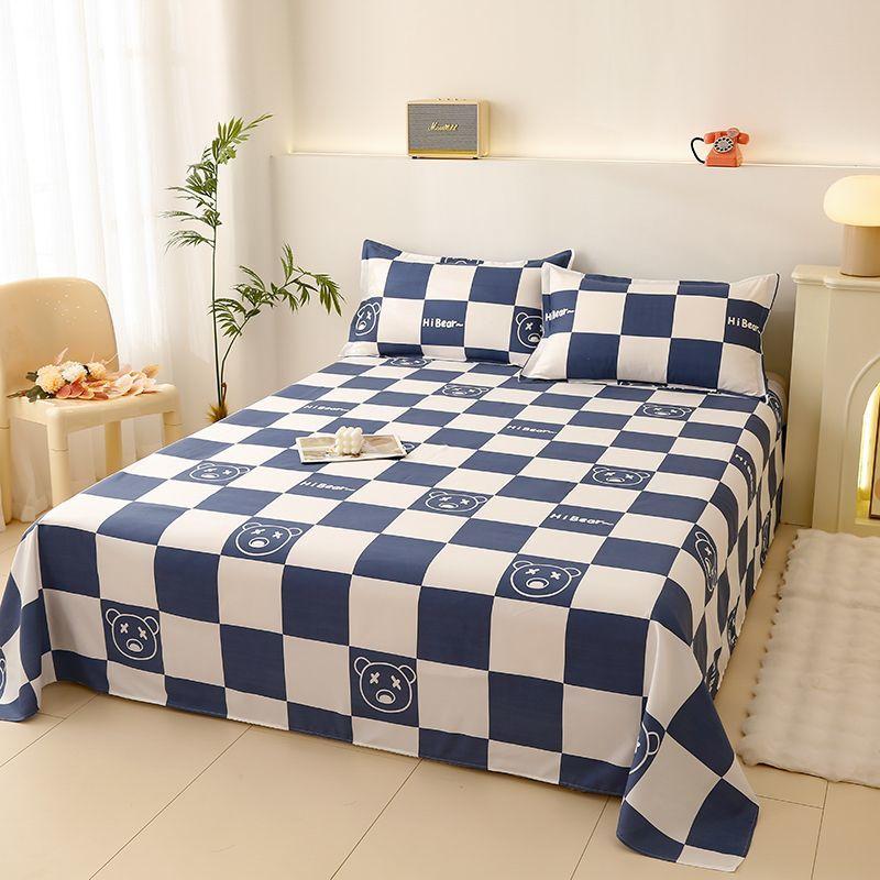Warm and Comfortable Bed Sheets, Skin-friendly, All-season Dormitory Bed Sheets