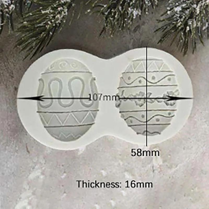 New Easter Rabbit Fondant Silicone Mold Carrot Cake Decorating Tools Chocolate Cookies Baking Mould Egg DIY Clay Epoxy Mold