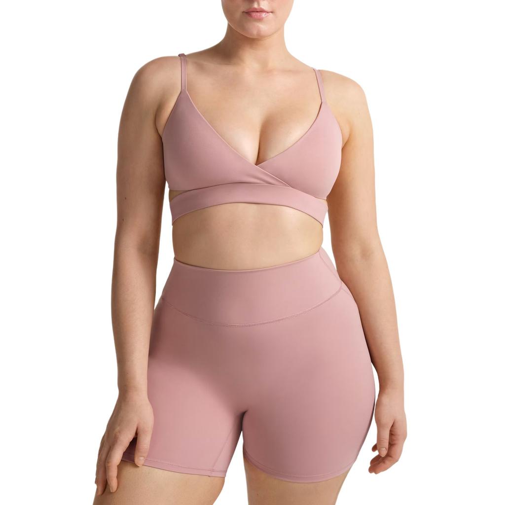 Nike X Skims Matte Dri-FIT Solid Color Pullover Moisture-Wicking Breathable Sports Bra Women Underwear SLSLS10255W-HIM