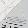Buyee 925 Silver Simple Anklet Chain for Women Fashion Fine Jewelry Foot Legs Anklets