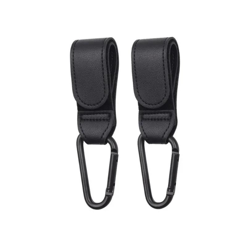 Leather Bag Baby Stroller Hook Baby Stroller Rotating 1/2 Piece Rotatable Stroller Storage Device Baby Stroller Hook Accessories