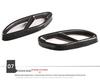 Couvercle de sortie d'échappement compatible pour Mercedes Classe A, C, E, GLC - Modification décorative à quatre sorties.