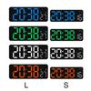 New Wall-mounted Electronic Wall Clock Temperature Multi-functional Digital LED Clocks 12/24H Date Display Table Clock