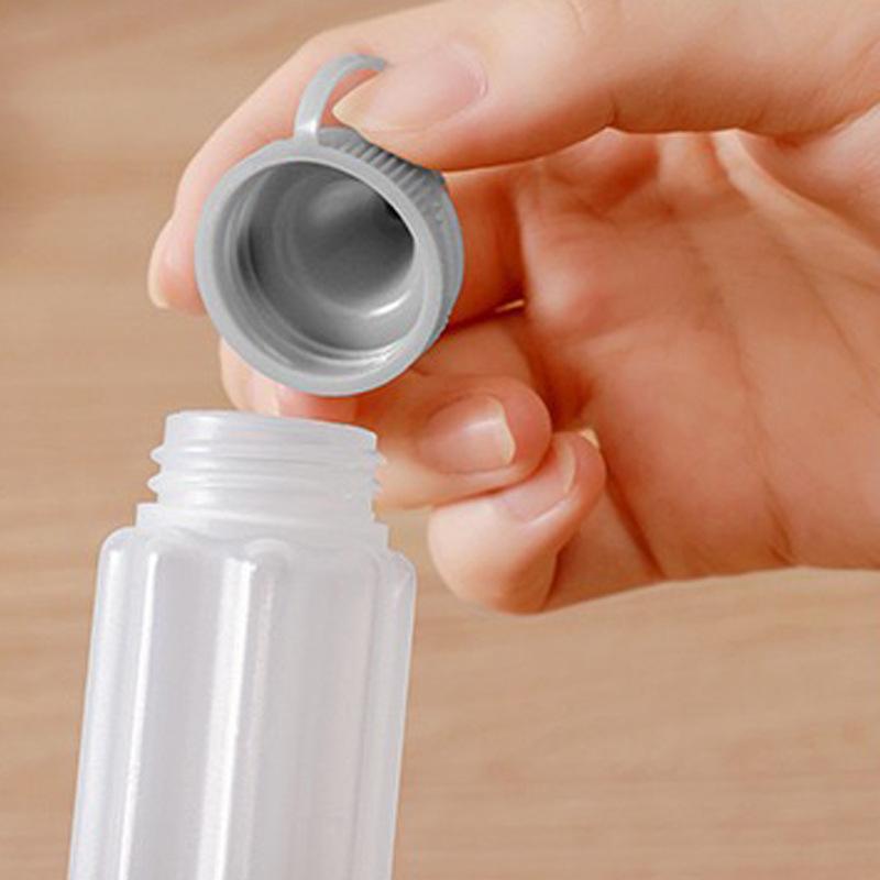 1/4Pcs Mini Plastic Sauce Squeeze Bottle Jam Extrusion Bottles Outdoor Barbecue Seasoning Bottle Set Bento Lunch Box Accessories