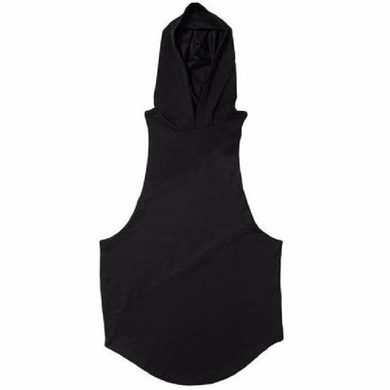 New Sports Vest Men'S Loose Summer Pure Cotton Fitness And Bodybuilding Quick Drying Sleeveless Shoulder White Base Shirt Sleeveless T-Shirt
