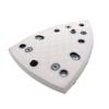 4 Nail 7 Holes Polishing Disc Practical Triangular Hook & Loop Sanding Pad Replacement Plate for DTS 400-REQ