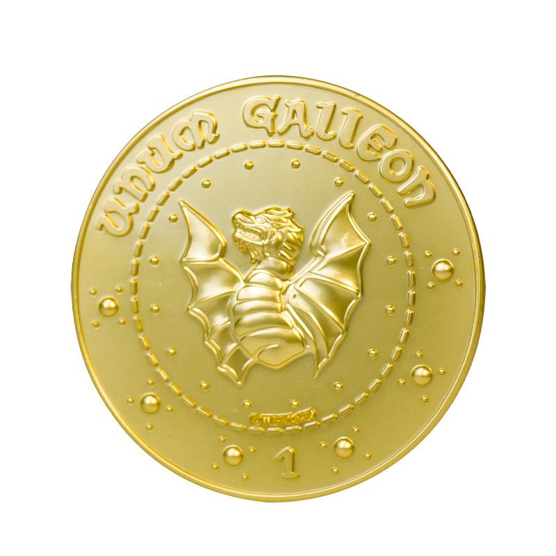 

Гарри Поттер Золотой галлеон 3D Металлическое карманное зеркальце