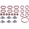 Car Part Swirl Flap Blanks Plate & Intake Inlet Manifold Gasket Seal For M57 E39 E60 E46 E38 E53 E83 E65 E61 E65 E70 E71 E92 X3 X5 X6(6X33)