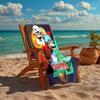 Mario Luigi Custom Name Soft Beach Towel Outdoor Vacation Beach Towel Outdoor Blanket Beach Towel Portable For Travel Beach