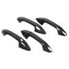 Car Exterior Door Handle Cover Carbon Fiber Style Outside Pull Out Handle Protector Cover Trims