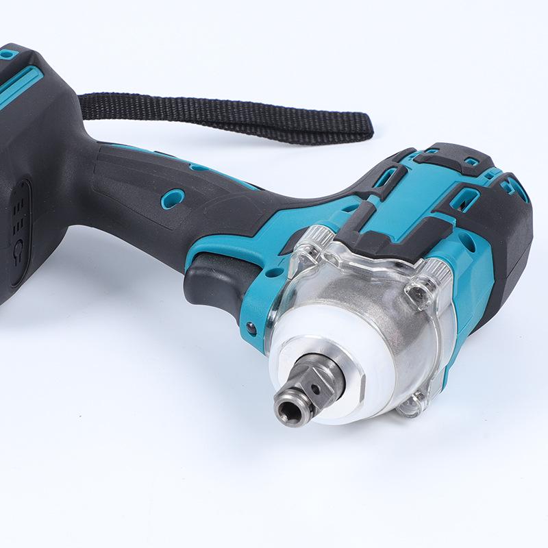 High Torque Cordless Lithium-Ion Impact Wrench: Brushless Electric Tool for Auto Repair, Woodworking, and Scaffolding