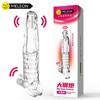 Adult Penis Extender Enlargement Reusable Condom Penis Sleeve Sex Toys For Men Extension Cock Ring Dicks Delay Ejaculation