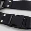 Punk Leather Harness Belt Underbust Corset Top With Strap Leather Suspender Belt Clubwear For Women To Wear Out