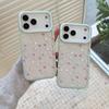 Minimalist Green Frame Starry Transparent Case for iPhone 17 Pro Max/16/15/14