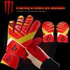 1 pair Finger Protection Children Soccer Gloves Double Sided Latex Goalkeeper Gloves  Play Soccer