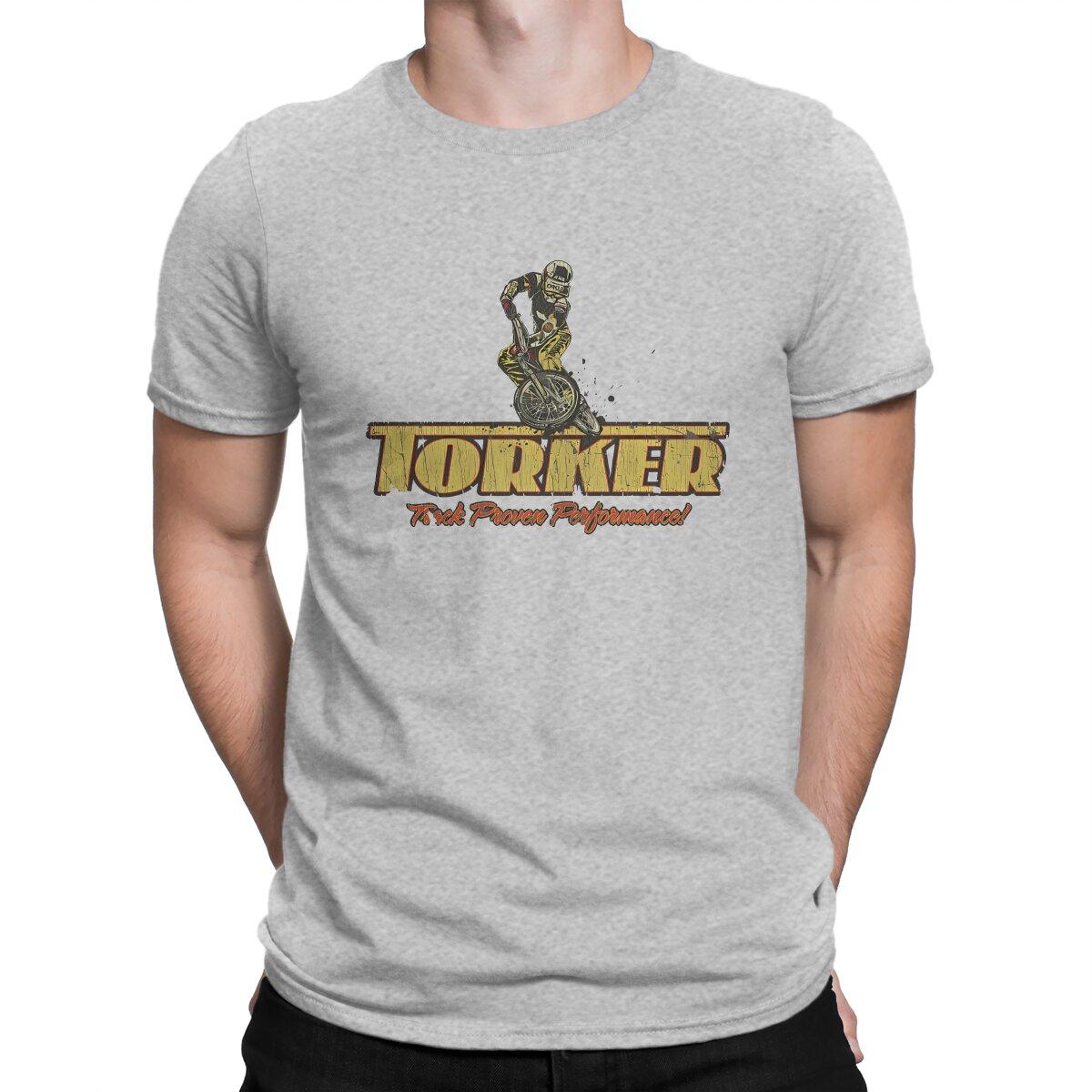 Torker Men TShirt BMX Racing Crewneck Tops Cotton T Shirt Funny High Quality Gift Idea S