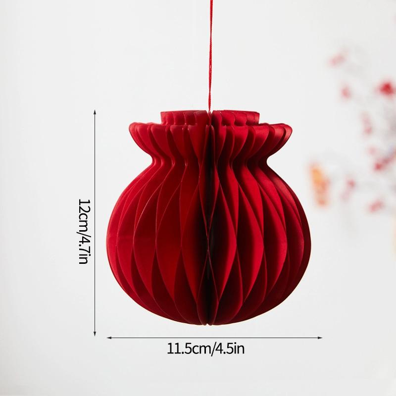 3D Paper Honeycomb Ball Santa Tree Hanging Pendant Christmas Hanging Ornament Lantern New Year Navidad Wedding Decor Supplies