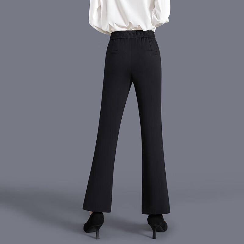 Tachi Women's Rhinestone Embellished High-Waisted Flare Pants