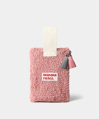 Masmarulez Strap Pouch _ Fleeced Pink