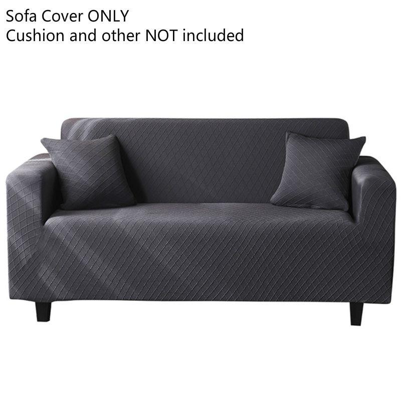 Cozy Stretch Sofa Cover With Jacquard Design Perfect For 1-4 Seater Furniture