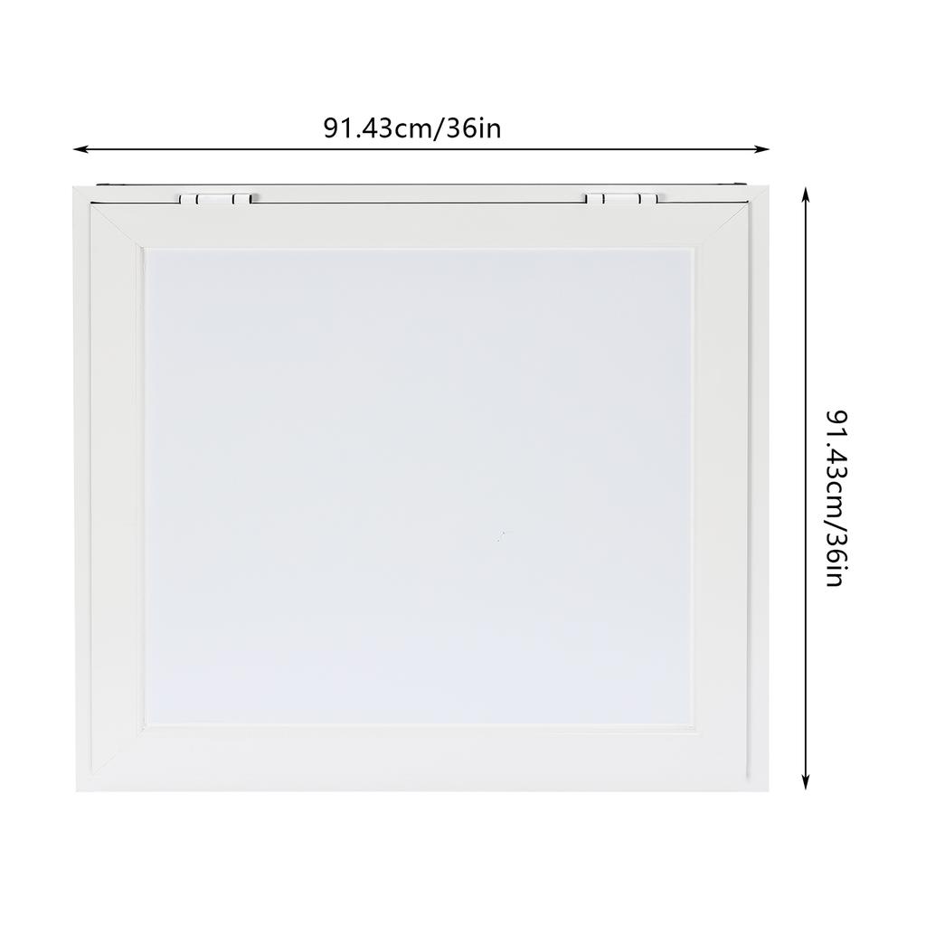 Aluminum Food Truck Window with 4 Sliding Screens, Pneumatic Takeout Service Window with Lock for Trailers, Mobile Stands