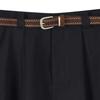 Brown Belt Back Banded Long Skirt As1ws220