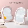 New Hanging/Desktop Makeup Mirror Cream Style Mirrors Cloud Shaped Student Dormitory Bedroom Bathroom Vanity Mirror Pink White