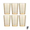 6Pcs Reusable Transparent Plastic Cup Anti-Fall Beverage Cup Water Cup Beer Cup Picnics, Gatherings, Christmas Party Supplies