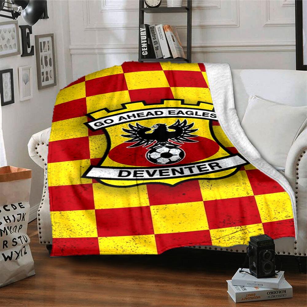 Go Ahead Eagles Print Flanelldecke Hohe Qualität Warm Bequem Decke für Alle Jahreszeiten Perfekt für Geschenke Heimdekoration