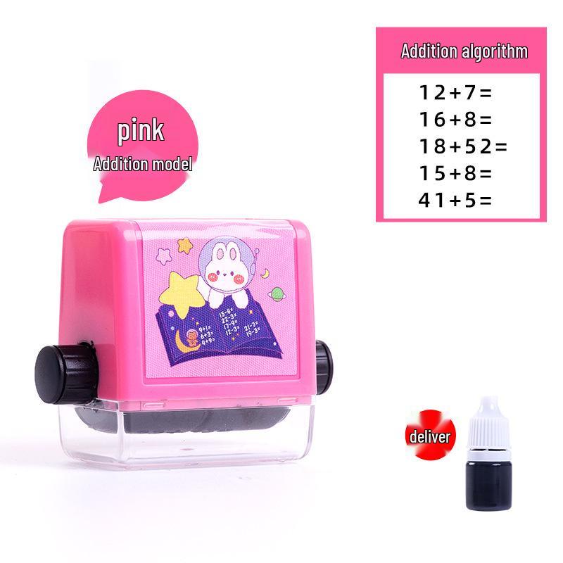 Math Practice Rolling Stamp: Addition, Subtraction, Multiplication & Division Questions up to 100