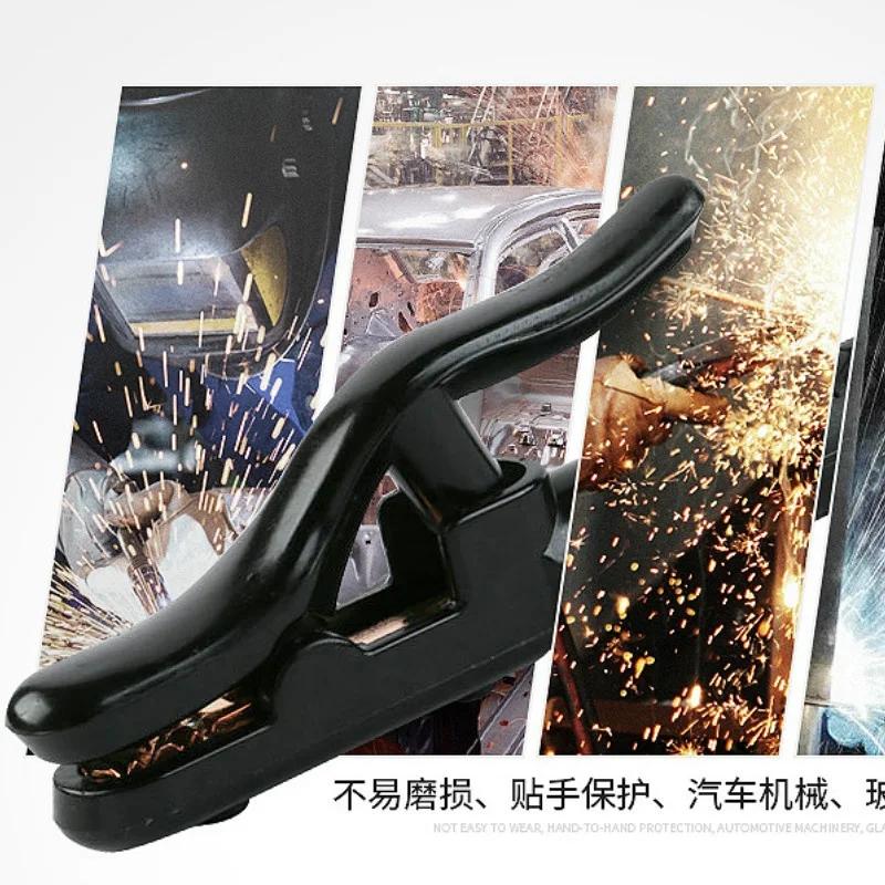 800A Welding Electrode Holder Copper Brass Clamp Rod Handle Tool Accessories Non-slip