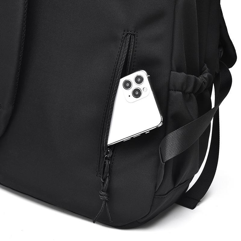 Men's Lightweight, Large-Capacity Backpack: Perfect for Students and Business, with Simple Storage for Laptops.