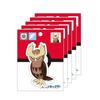 Showa Note Noctowl Water Pokémon Die-Cut Stickers, Resistant, 5-Pack, 7927290395